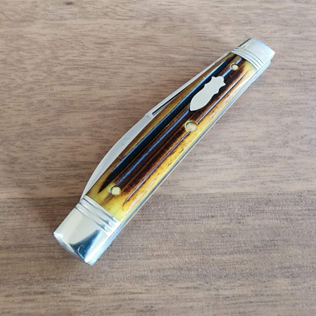 Great Eastern Cutlery #130124 Antique Yellow Spring Field Bone PROTOTYPE – gallery image 3