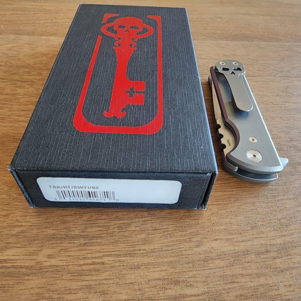 Chaves Knives Ultramar TAK/RT/SWTI/BF TAK - full ti knife for sale