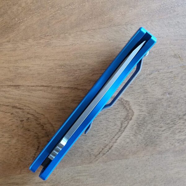 PROTECH E7T01-BLUE EMERSON CQC7 TANTO BLUE HANDLE BLASTED BLADE PLAIN - Image 2