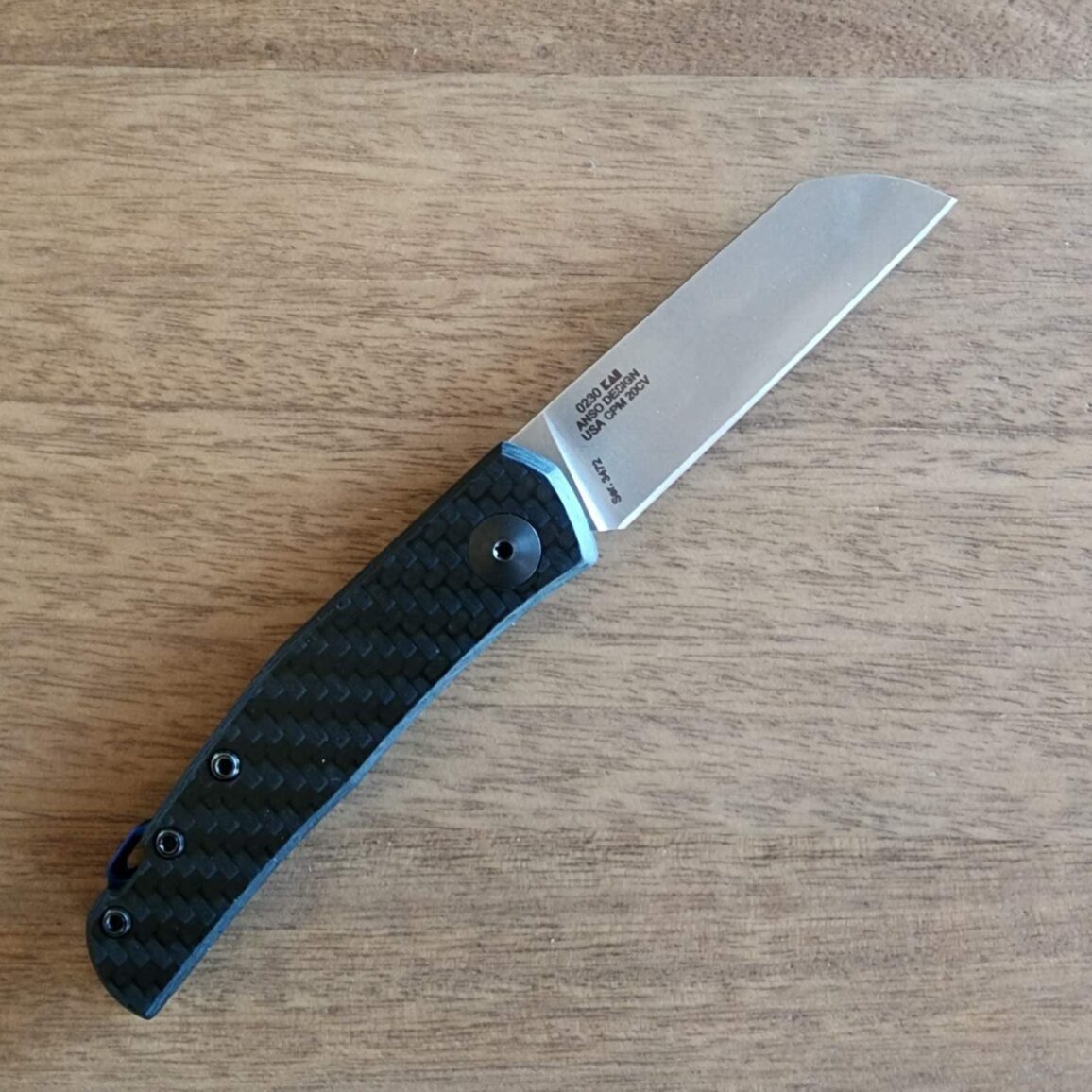 ZT 0230 ANSO CF SW/ 20CV For Sale - TSA Knives
