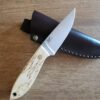 BRISA-037 BOBTAIL 80 FLAT GROUND CURLY BIRCH knife for sale