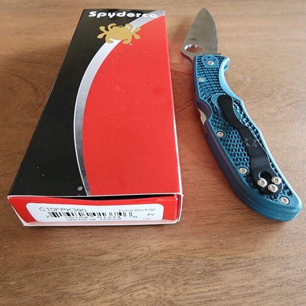 SPYDERCO C10FPK390 ENDURA BLUE K390 FV - Image 5