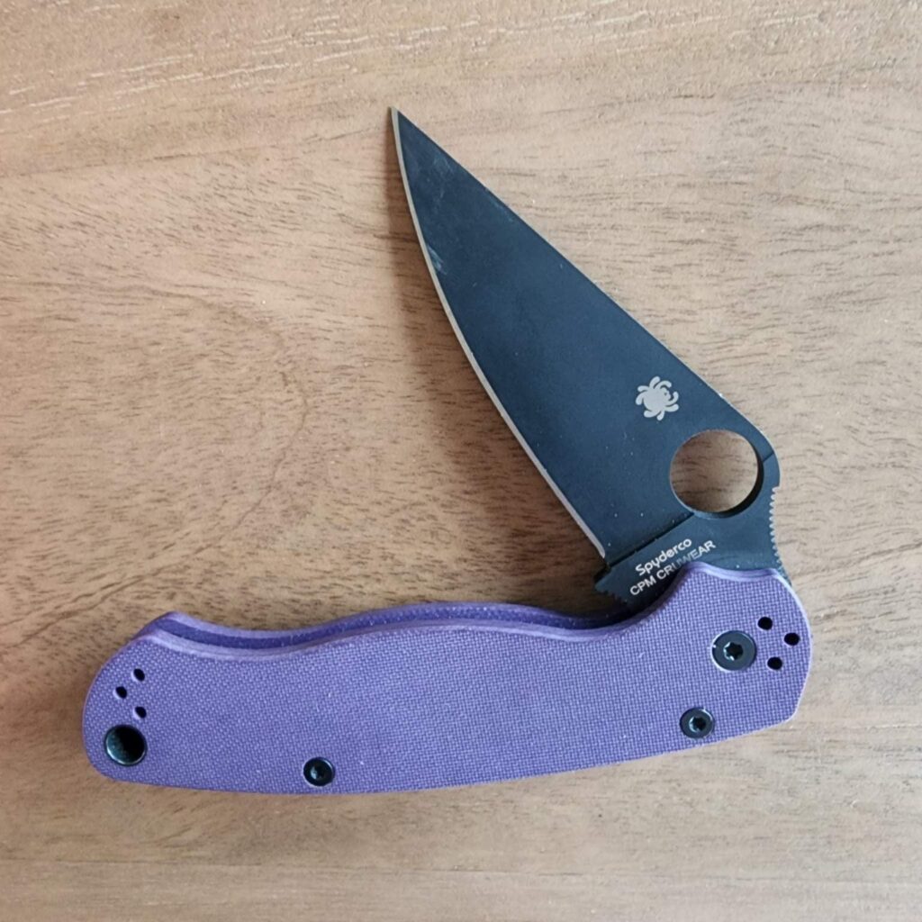 SPYDERCO C81GPPRBK2 PARAMILITARY 2 BK PR JU – gallery image 3
