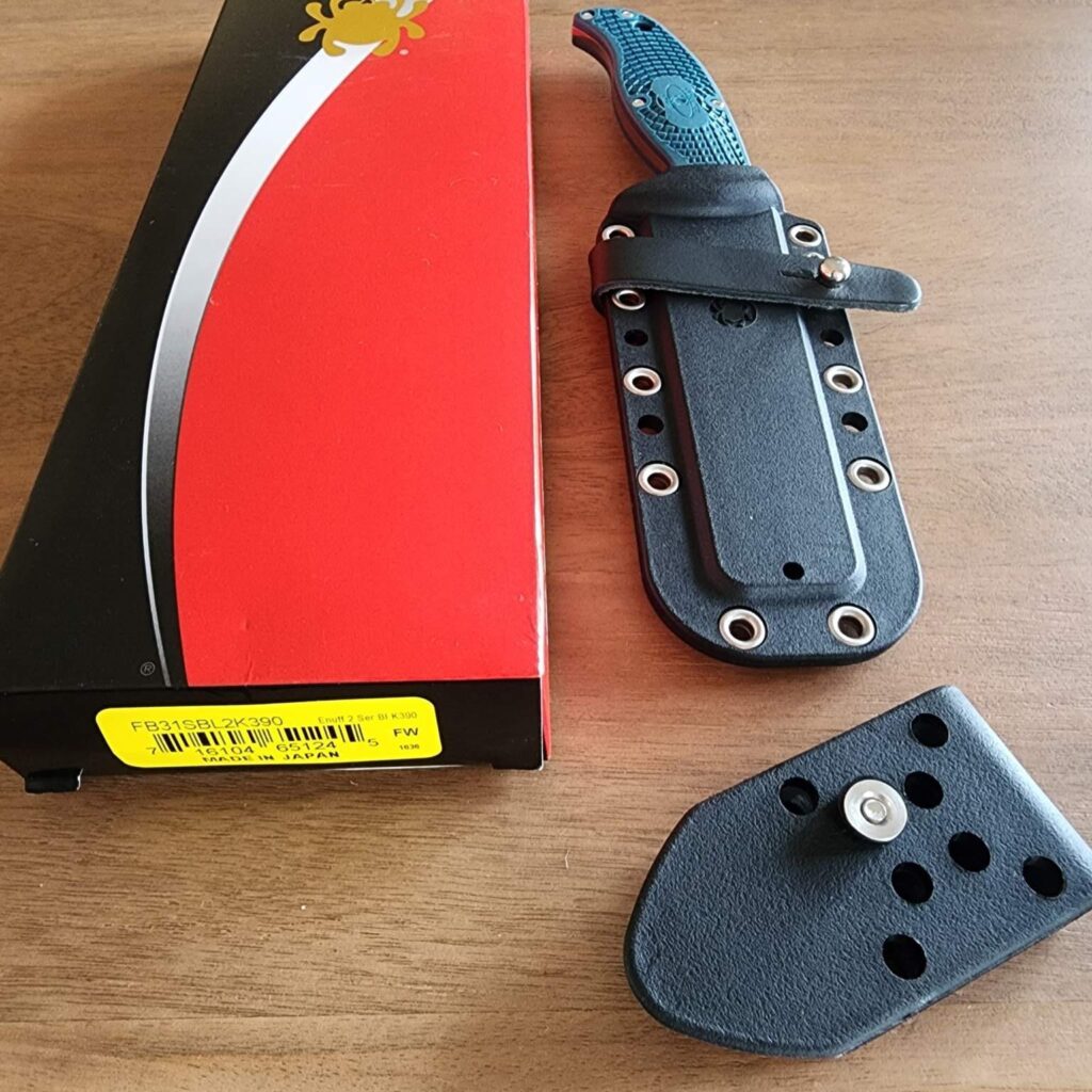 SPYDERCO FB31SBLK2K390 ENUFF 2 SER BL K390 FW knife for sale