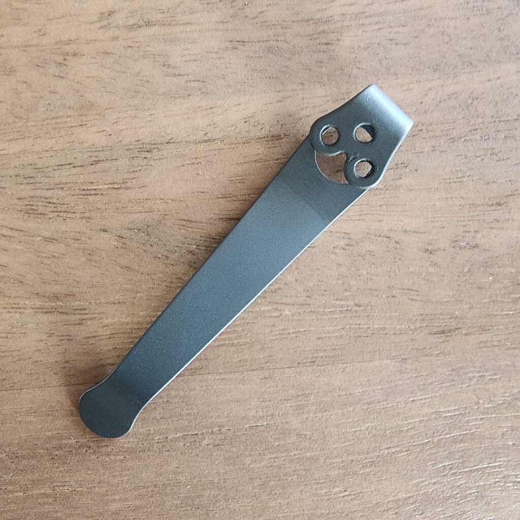 LynchNW Spyderco Long Deep Carry Titanium Clip-Sandwashed CL-SPY-LNG-SND – gallery image 2