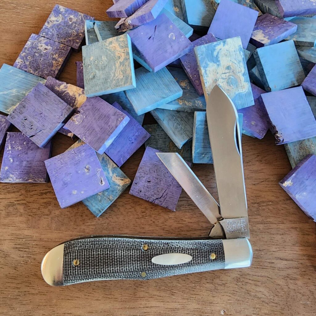Great Eastern Cutlery #922219 Green Canvas Micarta – gallery image 2