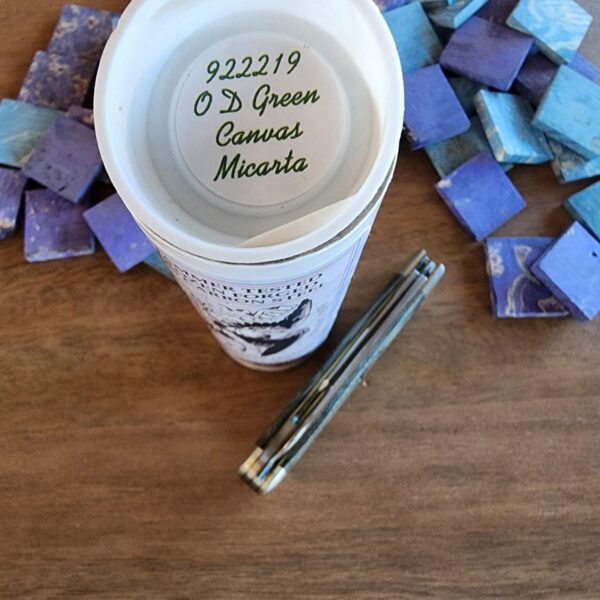 Great Eastern Cutlery #922219 Green Canvas Micarta – gallery image 1