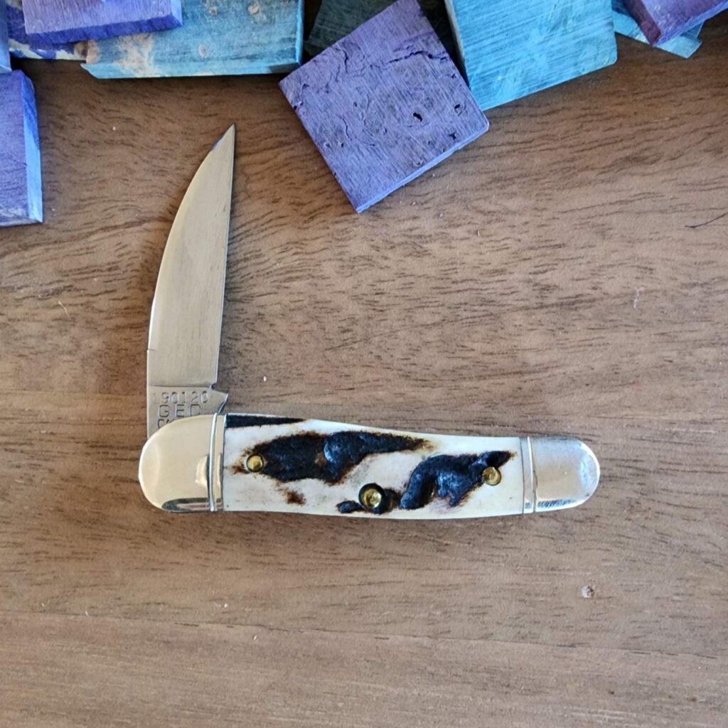 Great Eastern Cutlery #190120 Sambar Stag knife for sale