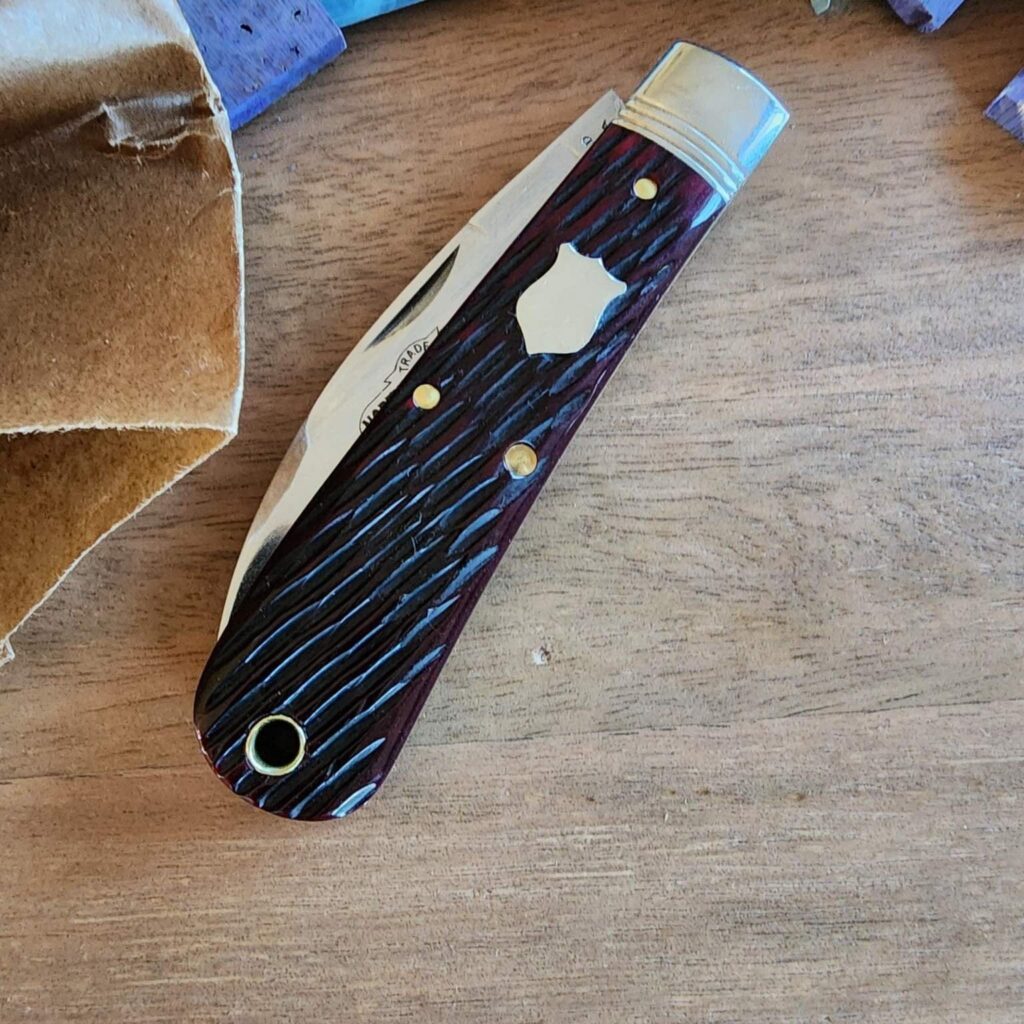 Great Eastern Cutlery #470124 Black Plumb Jigged Bone – gallery image 3