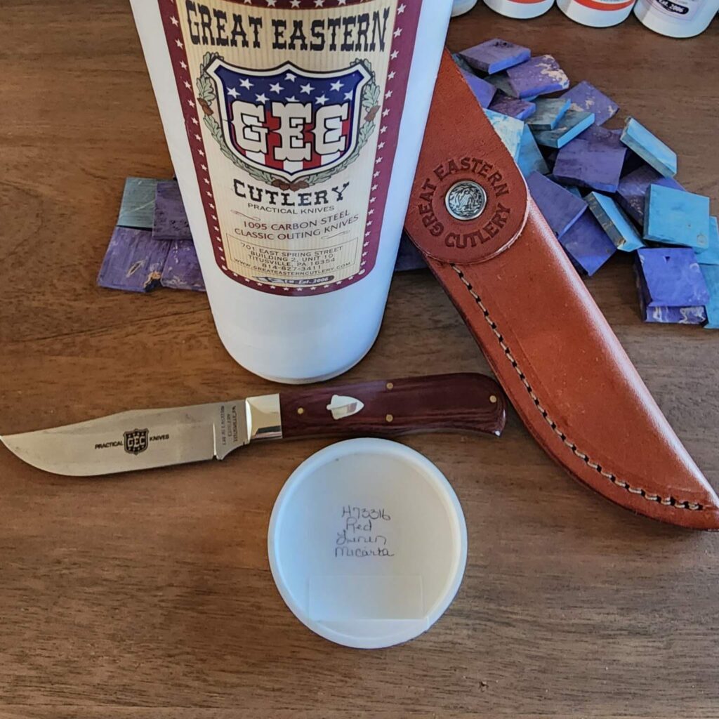 Great Eastern Cutlery #H73316 Red Linen Micarta – gallery image 2