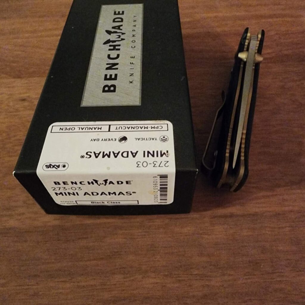 Benchmade Marbled CF Mini Adams 273-03 CPM-Magnacut – gallery image 4