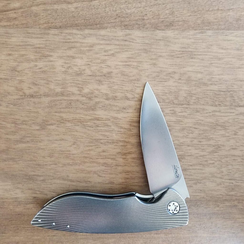 Herman Knives Micro Sting 115 Titanium/M398 made in Poland – gallery image 6
