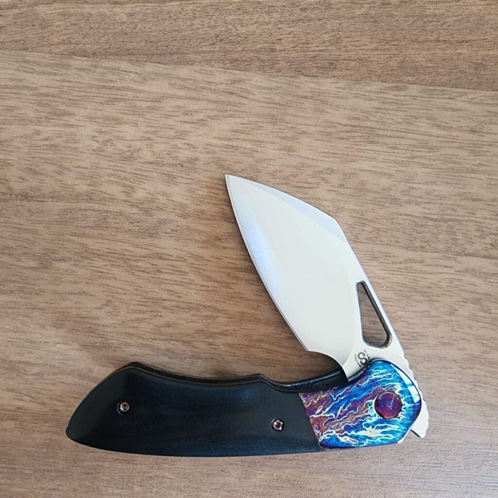 Olamic Custom Whipper Snapper Bolster Lock Sheep Foot Satin with