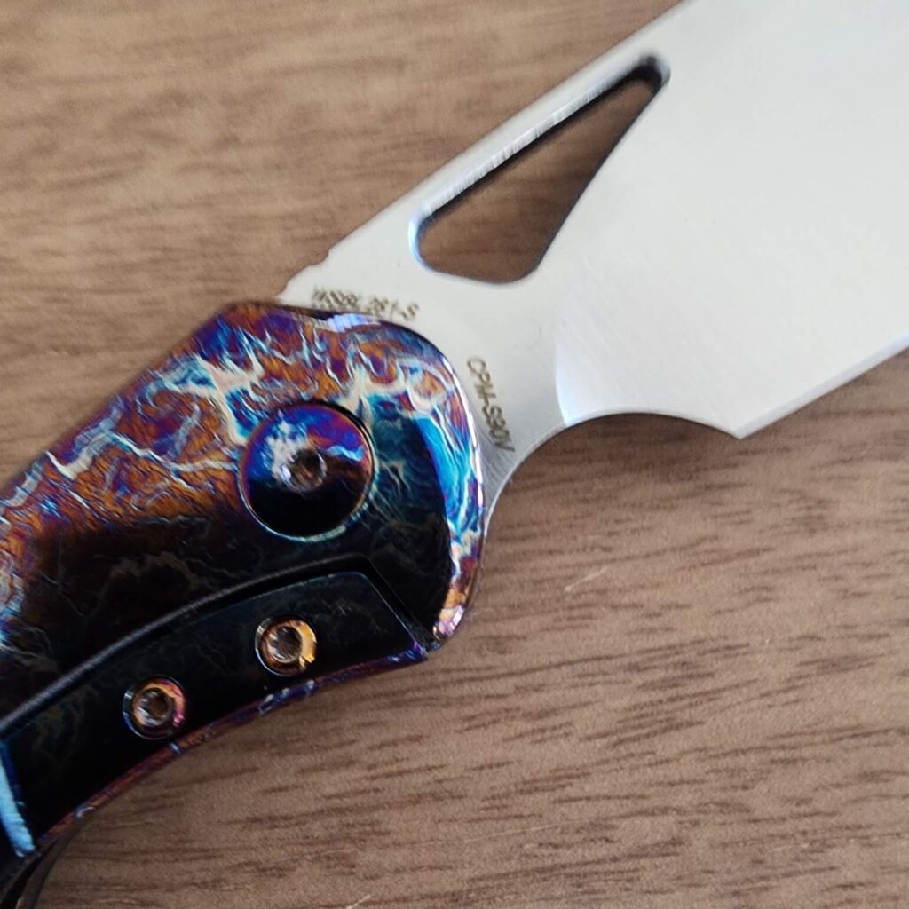Olamic Custom Whipper Snapper Bolster Lock Sheep Foot Satin with