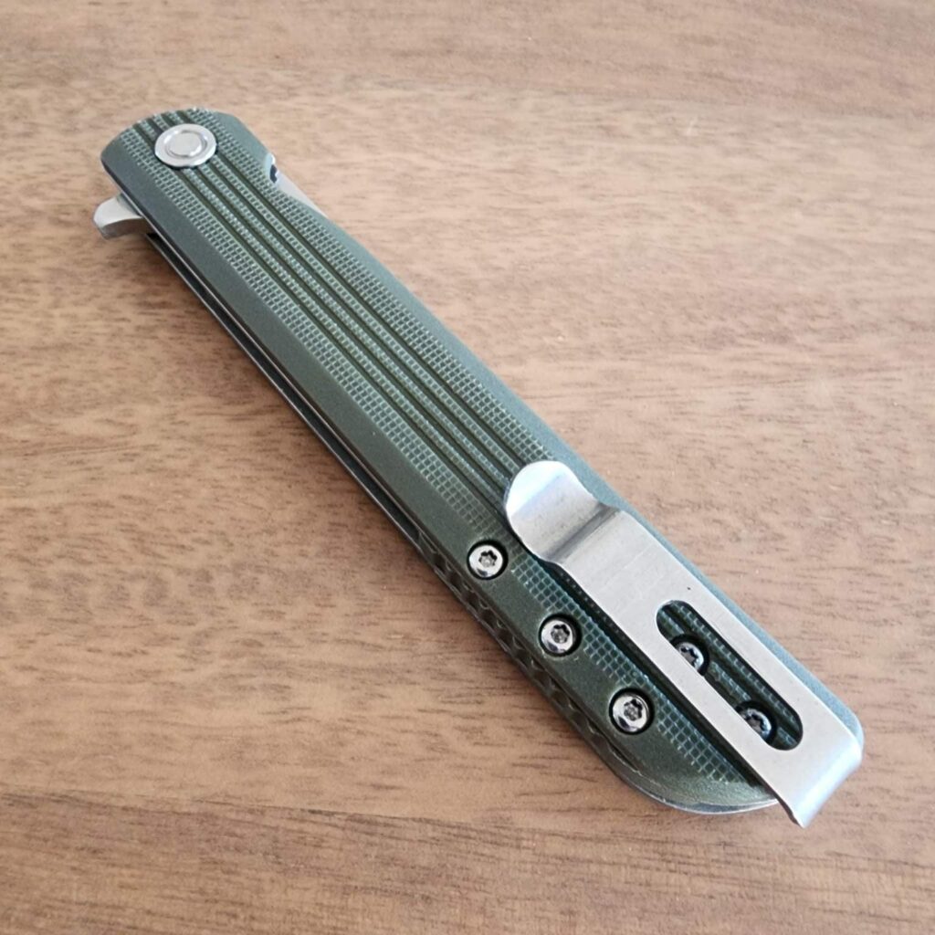 CRKT Large LCK Spring Assisted Liner Lock Knife Green G-10 (3.5" Satin) 3810 – gallery image 6