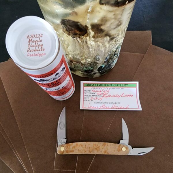 Great Eastern Cutlery #620324 Maple Valley Richlite    PROTOTYPE