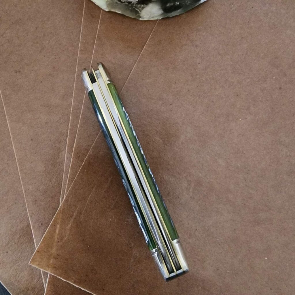 Great Eastern Cutlery #888222 Swamp Green Jigged Bone – gallery image 3