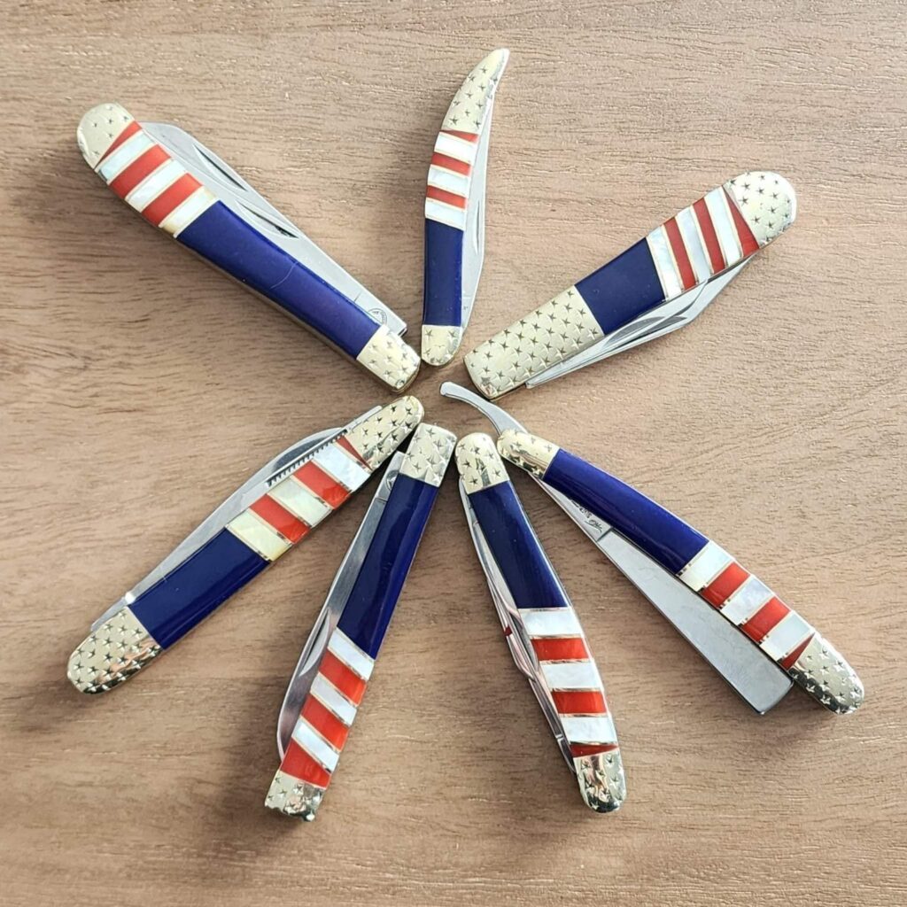 Silver Horse Stone Works 4th of July Set of 7 Knives – gallery image 3