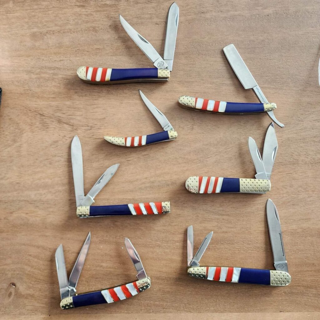 Silver Horse Stone Works 4th of July Set of 7 Knives – gallery image 4