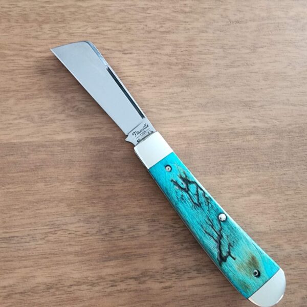 Titusville Big Easy Cotton Sampler 1095 Carbon W/ Long Pull 1 of 1 PROTOTYPE 2024 Teal Lightning Wood – gallery image 1