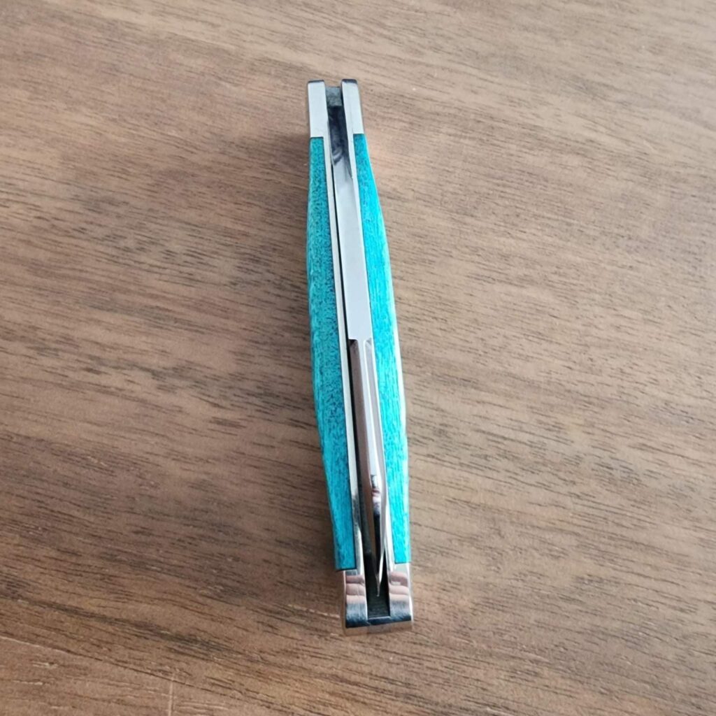 Titusville Big Easy Cotton Sampler 1095 Carbon W/ Long Pull 1 of 1 PROTOTYPE 2024 Teal Lightning Wood – gallery image 2