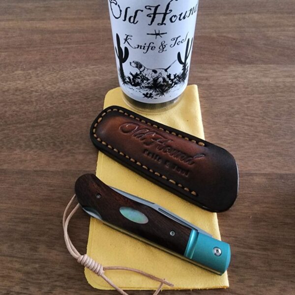 Old Hound Knives Custom Gentlemen’s laminated lock back by Colt D. Copeland LIMITED EDITION - Image 4