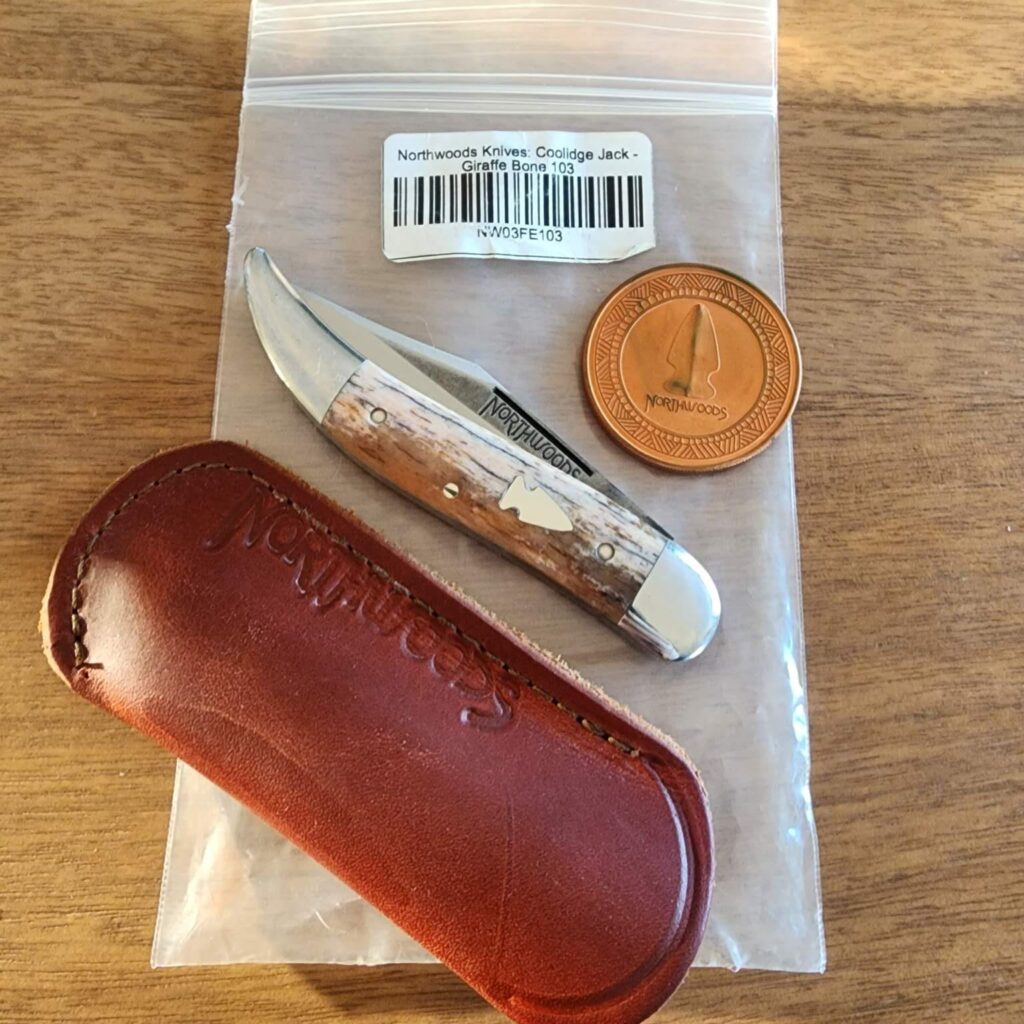Northwoods Coolidge Jack in Giraffe Bone by Great Eastern Cutlery – gallery image 5