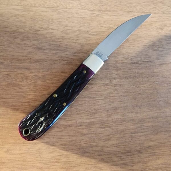 Great Eastern Cutlery #470120 Black Plumb Jigged Bone - Image 4