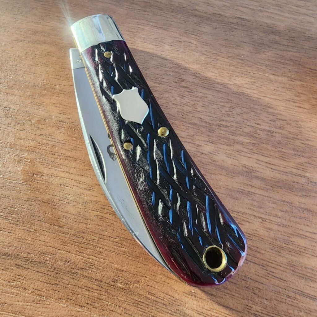 Great Eastern Cutlery #470120 Black Plumb Jigged Bone – gallery image 3