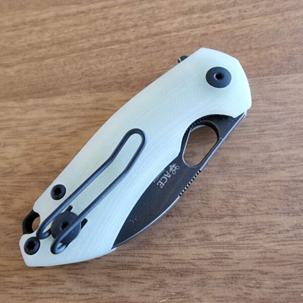GiantMouse Vox/Anso Riv MagnaCut Liner Lock Knife JADE RIV-LL-JADE-G10 - Image 2