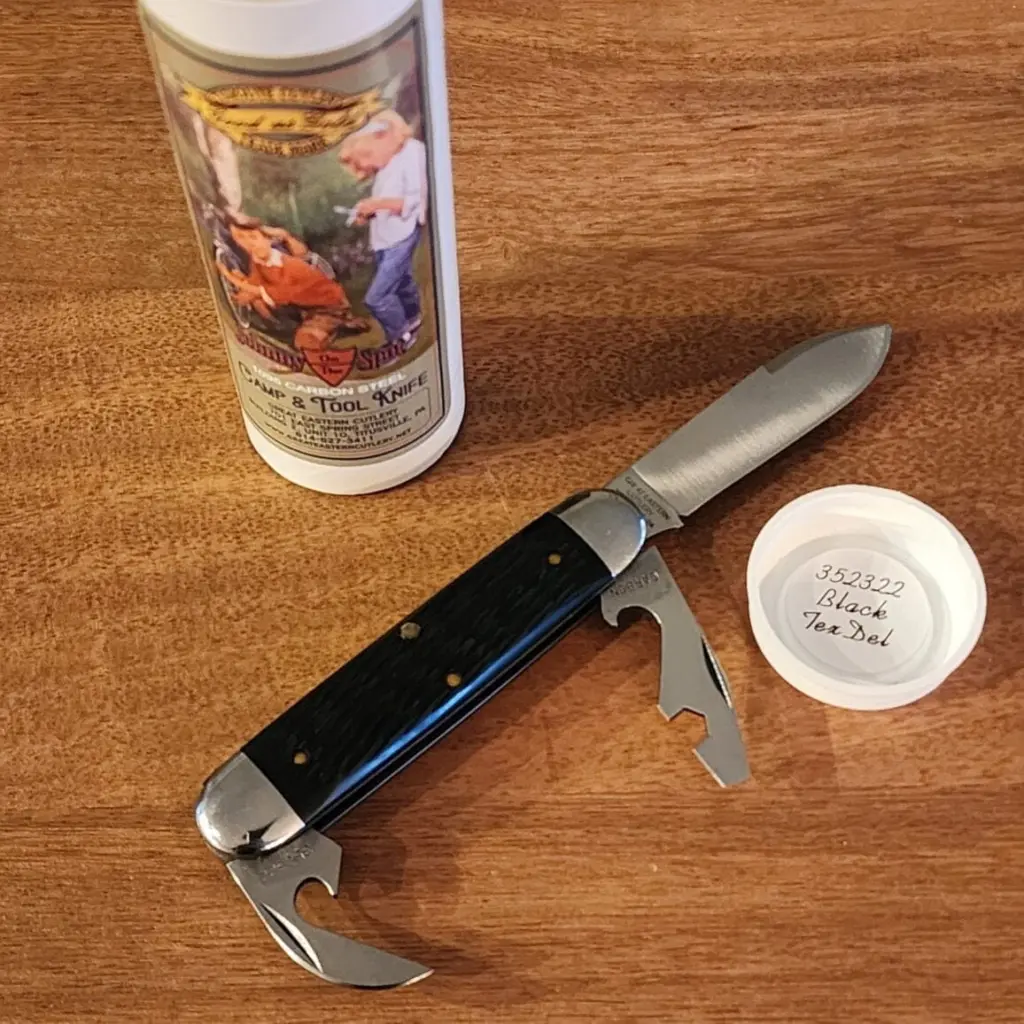 Great Eastern Cutlery #352322 Black Tex Del Johnny OTS knife for sale