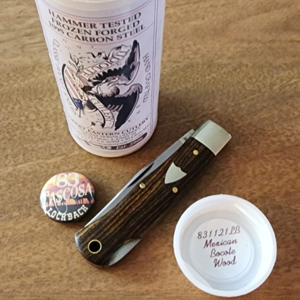 Great Eastern Cutlery #831121 LB Mexican Bocote Wood knife for sale