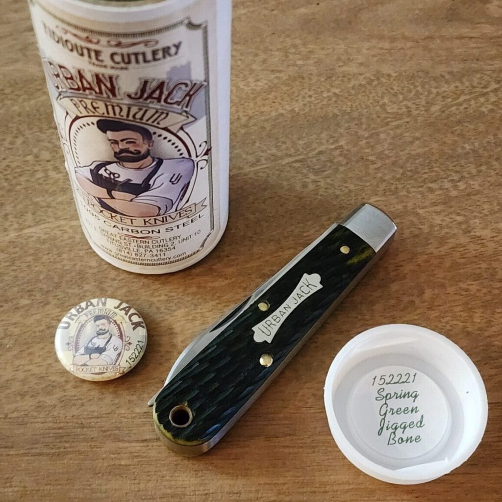 Great Eastern Cutlery #152221 Spring Green Bone knife for sale