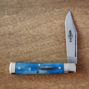Great Eastern Cutlery #941121 Blue Camel Bone knife for sale
