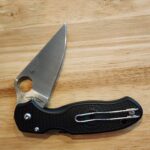 Spyderco USA Black C223PBK Para 3 Frn knife for sale