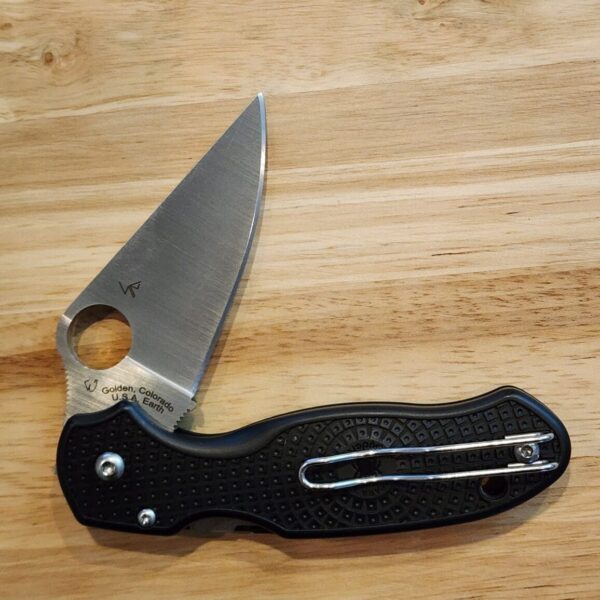 Spyderco USA Black C223PBK Para 3 Frn