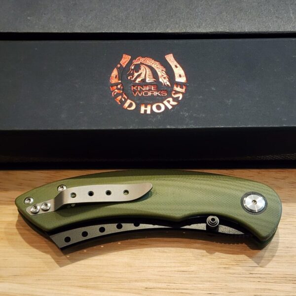 Red Horse Knife Works Hell Razor S35VN RH 07 - Image 7