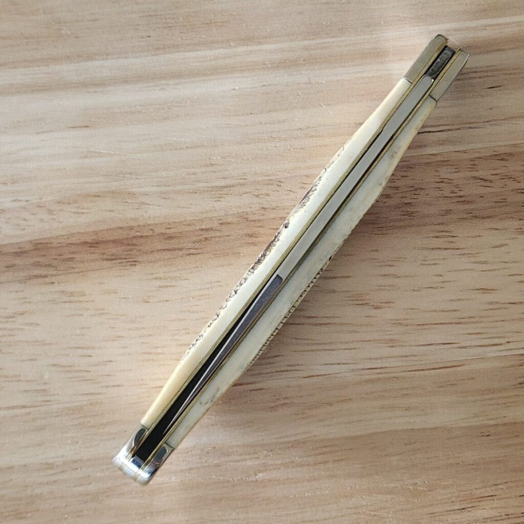 Case USA 2019 Slim Line Trapper Bone Stag 6.51048 SS – gallery image 4