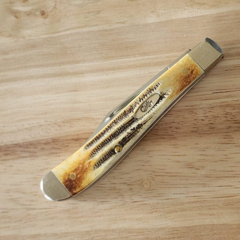 Case USA 2019 Slim Line Trapper Bone Stag 6.51048 SS – gallery image 3