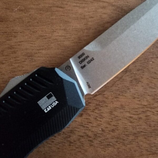 Kershaw Livewire 9000 DISKIN 20Cv/Ti  SN0242 (from first drop) pocket wear on clip, never used to cut - Image 4