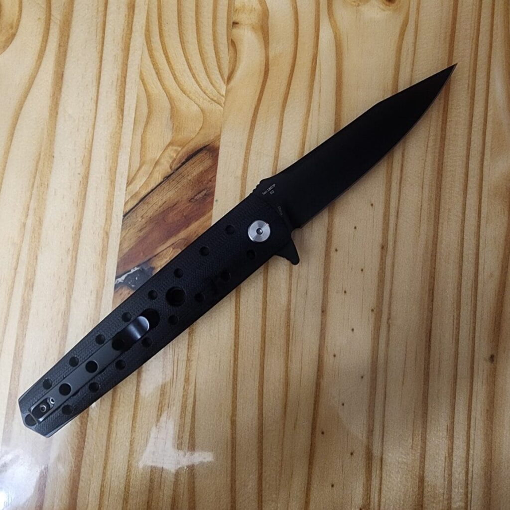 Artisan Virginia 1807P D2 Black G-10 Handle knife for sale