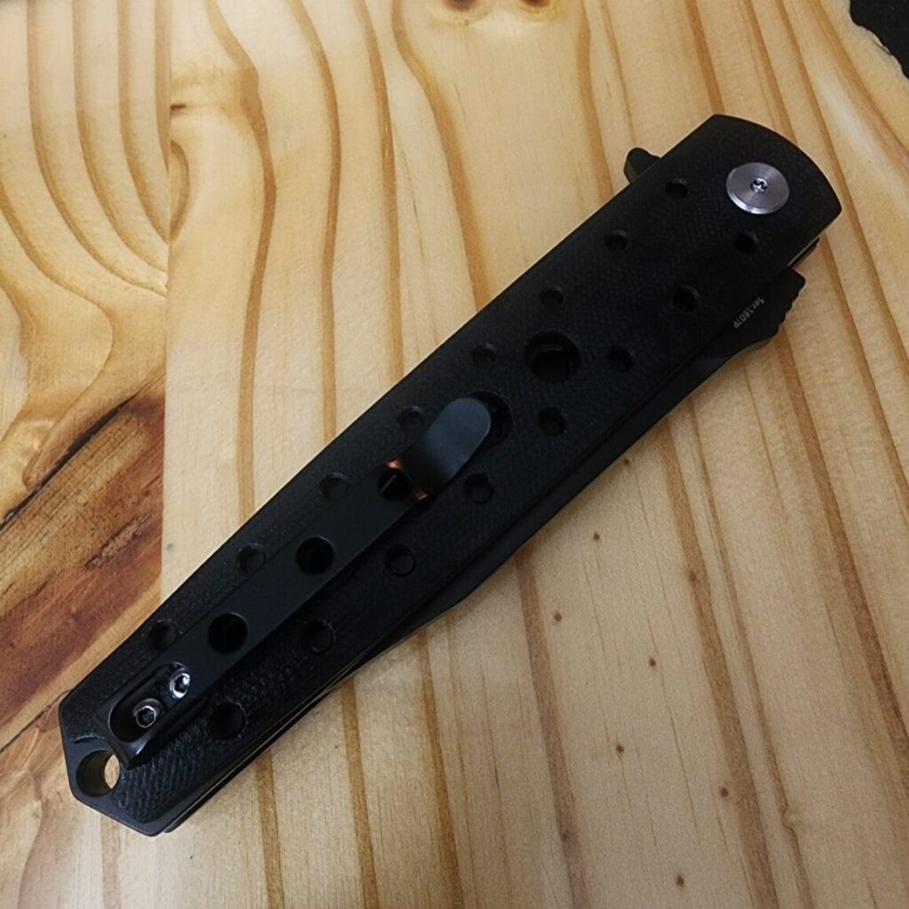 Artisan Virginia 1807P D2 Black G-10 Handle knife for sale