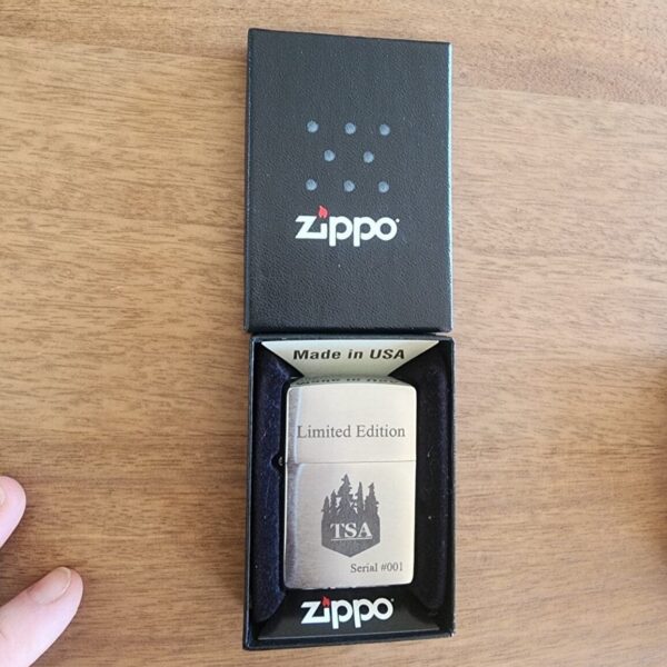 Zippo Lighter TSA Knives Exclusive Serial #001 – gallery image 1