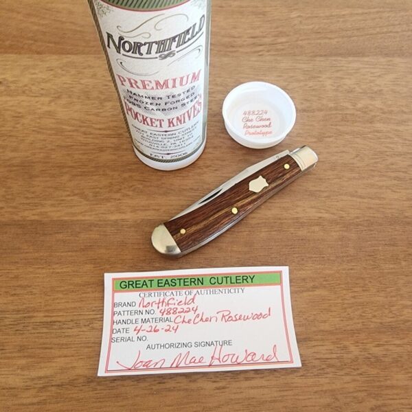 Great Eastern Cutlery #488224 Che Chen Rosewood PROTOTYPE - Image 5