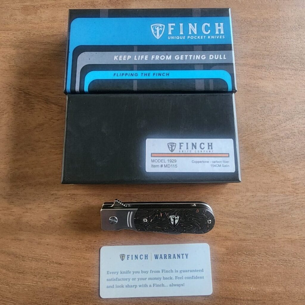 Finch Carbon Fiber Coppertone with Satin Finished 154 CM Model No. 1929 – gallery image 2
