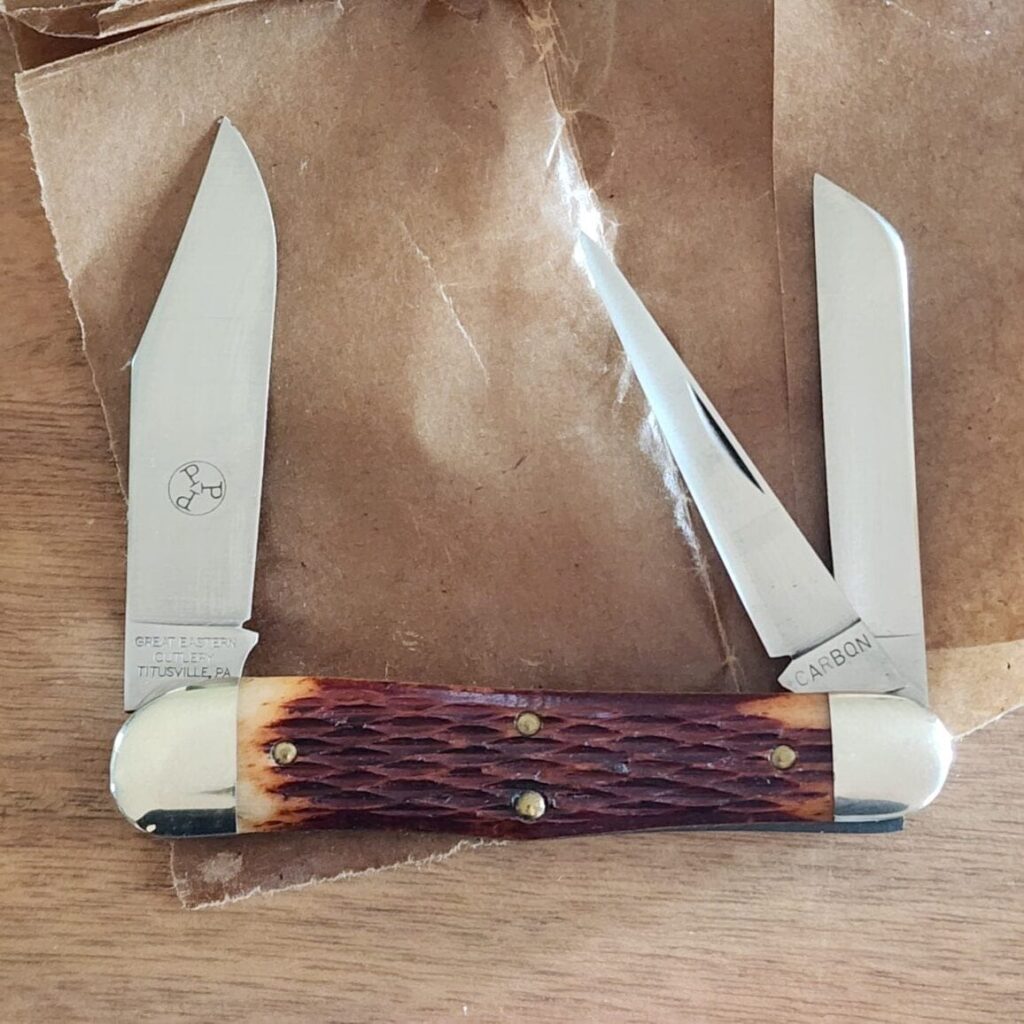Great Eastern Cutlery #291319 Burnt Sienna Jigged Bone – gallery image 4
