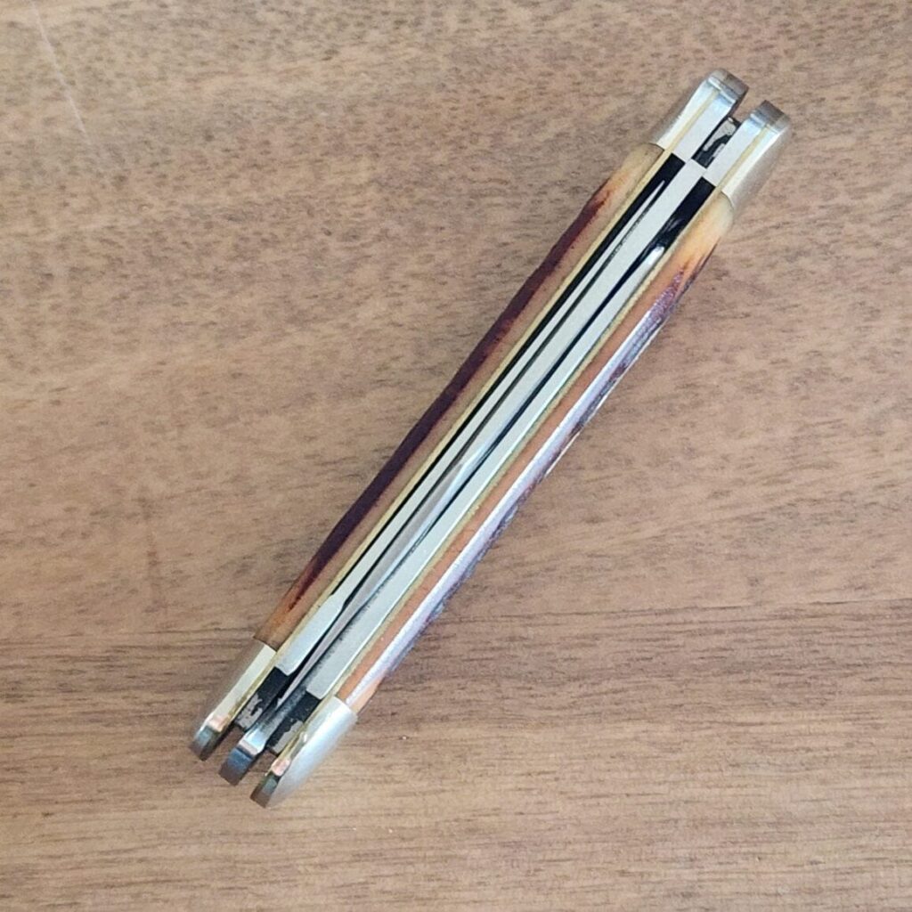 Great Eastern Cutlery #291319 Burnt Sienna Jigged Bone – gallery image 3
