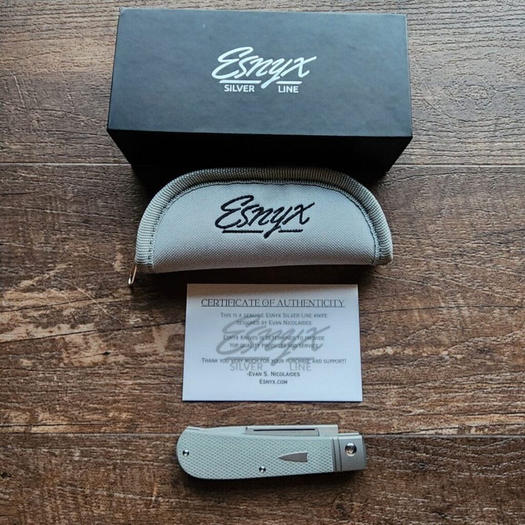 Esnyx Silver Line Tarpon Slipjoint [ESN-TARSJ-63] For Sale - TSA