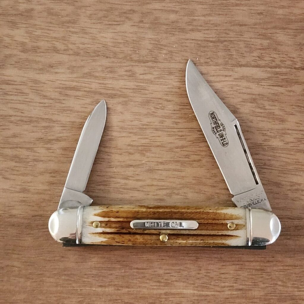 Great Eastern Cutlery #681221 Cowhide Jigged Bone knife for sale