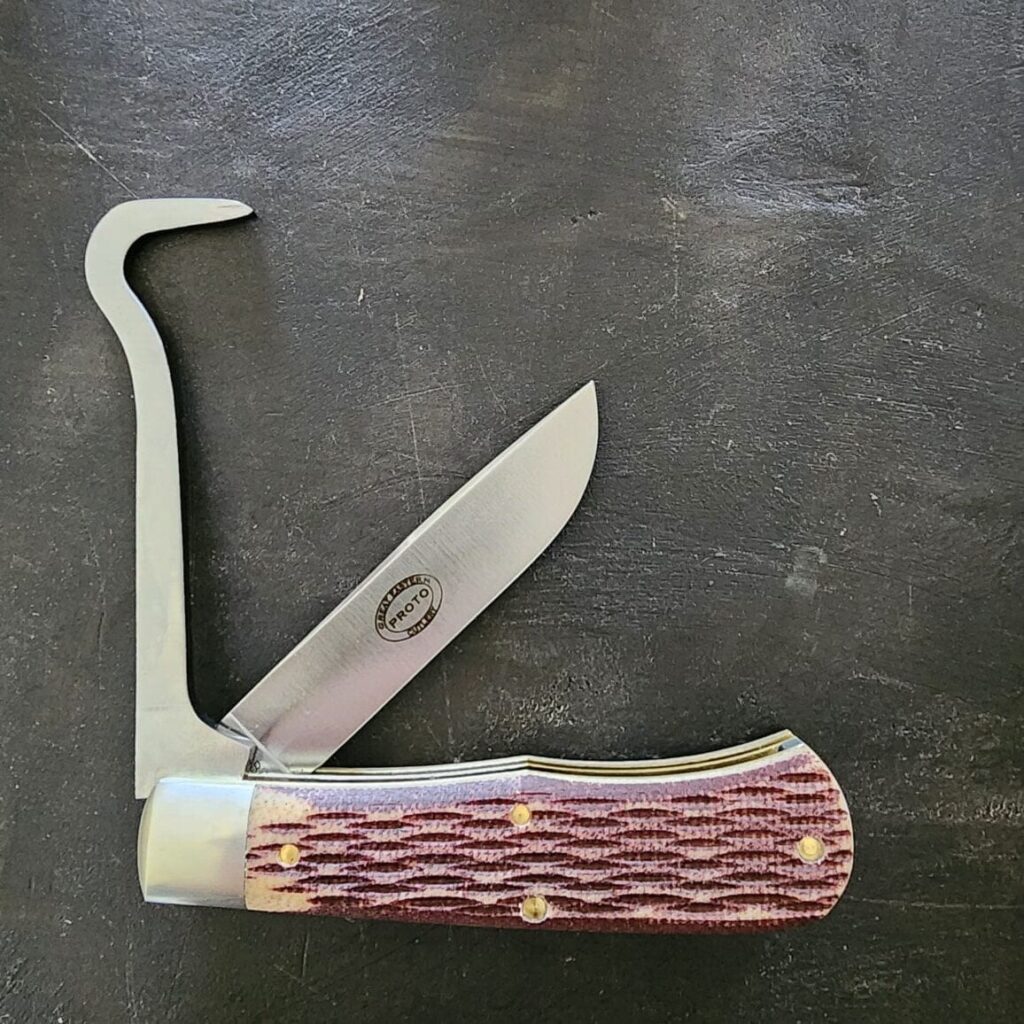 Great Eastern Cutlery #725224 HP Stained Muslin Micarta PROTOTYPE – gallery image 3